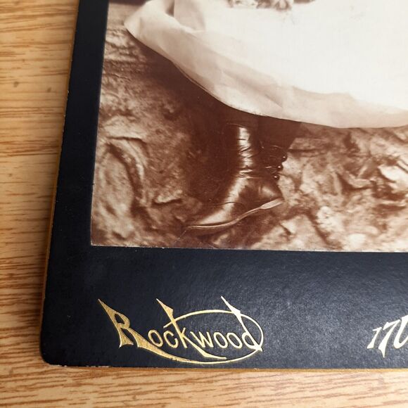 Cabinet Card Photo Young Alice Fox Gerster NYC Union Square George G. Rockwood - Picture 5 of 10